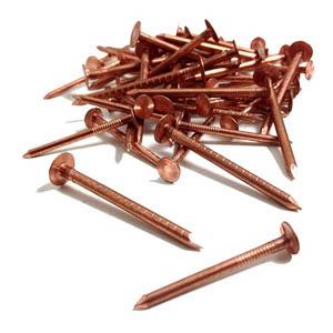 30x2.65mm Copper Clout Nails 1kg